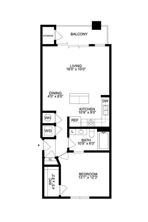 floor plan of the lower level